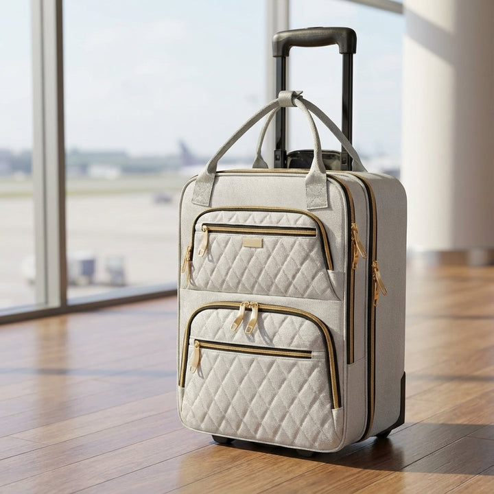 Kompakt kabinväska 'SwiftSeat' med laptopfack för smidigt handbagage och skyddad teknik på resan.