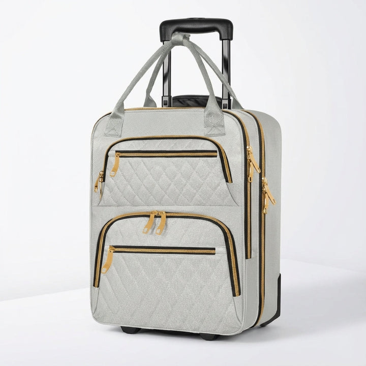 Snygg weekendväska 'SwiftSeat' som trolley, med fack för laptop och organiserad resa, perfekt som handbagage.