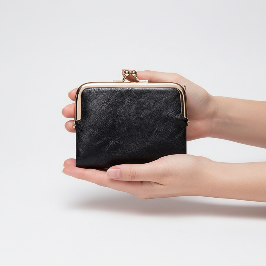 Mångsidig kompakt kortplånbok i elegant PU-läder, en oumbärlig accessoar för dam & herr.