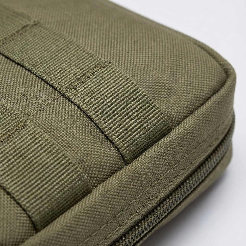 Taktisk Molle-ficka i robust nylon för överlevnad. Multifunktionell väska för utomhusförvaring och camping.