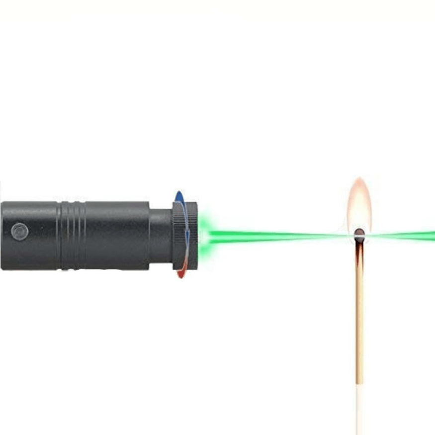 Grön kraftfull laserpekare för presentation och stjärnskådning