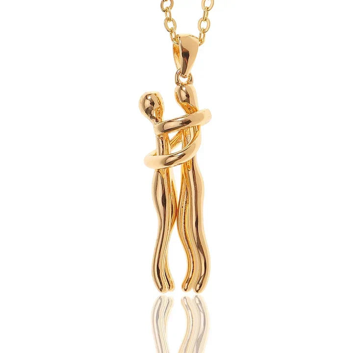 Unisex kramhalsband som symboliserar djup kärlek och nära samhörighet mellan två personer.