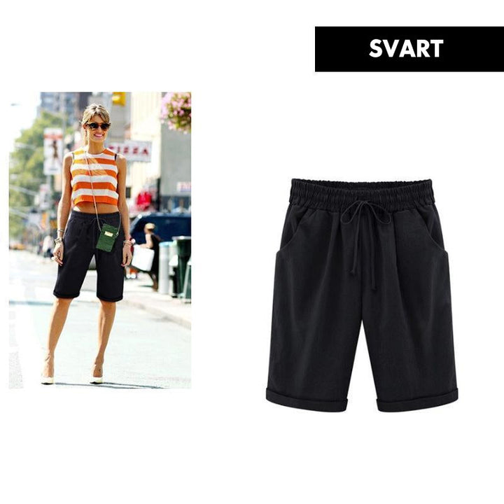Damshorts i himmelsblå