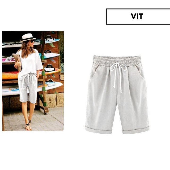 Damshorts i mörkblå