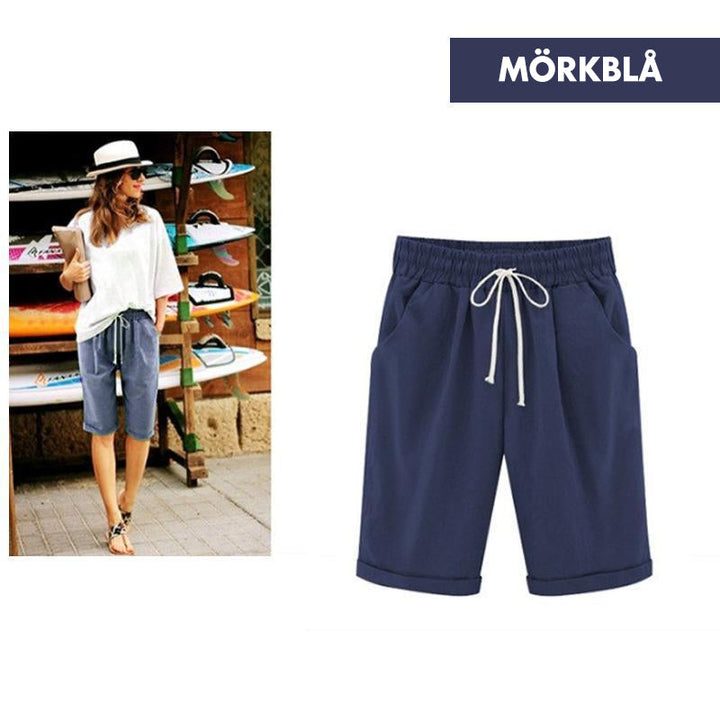 Damshorts i kaki