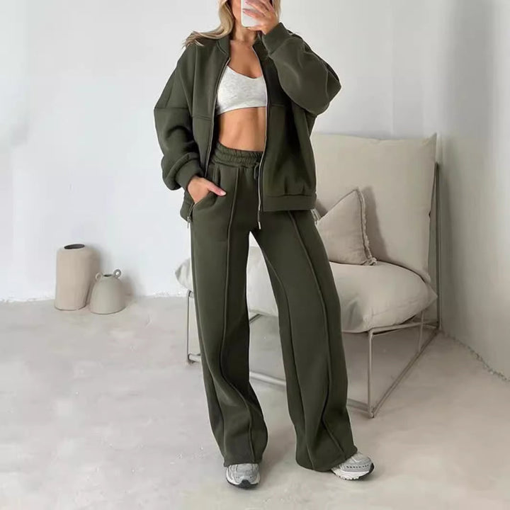 Elegant business casual set "Hayley" för damer, ett stilrent tvådelat matchande set.
