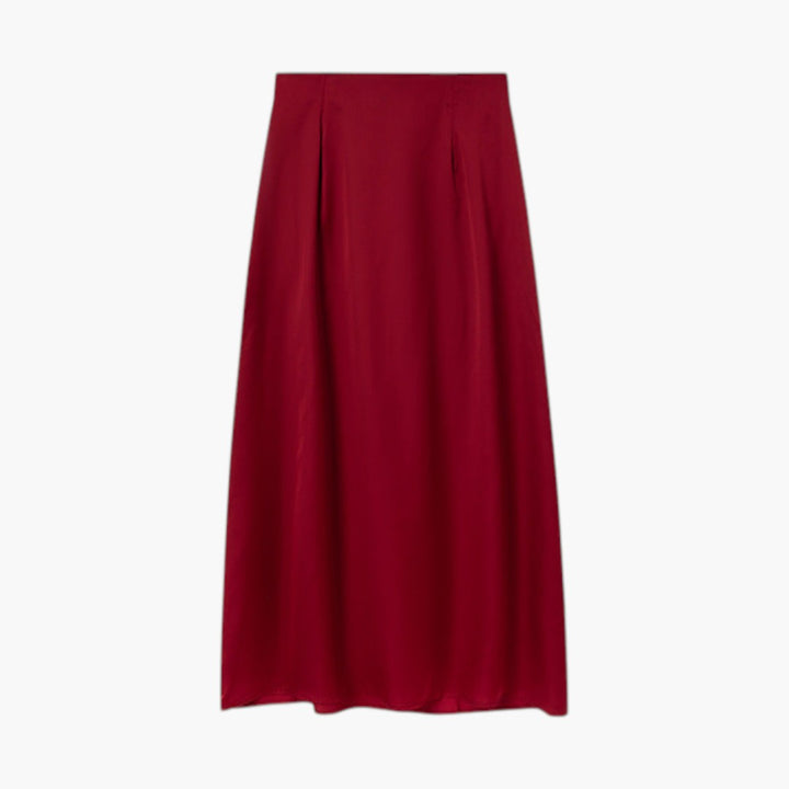 Stilren högmidjad maxikjol i rak modell. Golvlång för en chic look, passande för alla årstider.