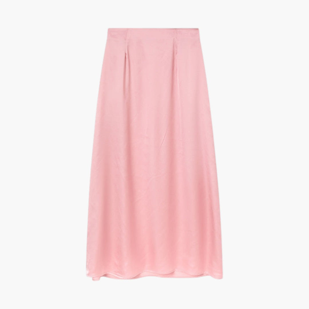Maxikjol med rak passform för kvinnor. Hög midja för komfort och stil, perfekt för en elegant outfit.