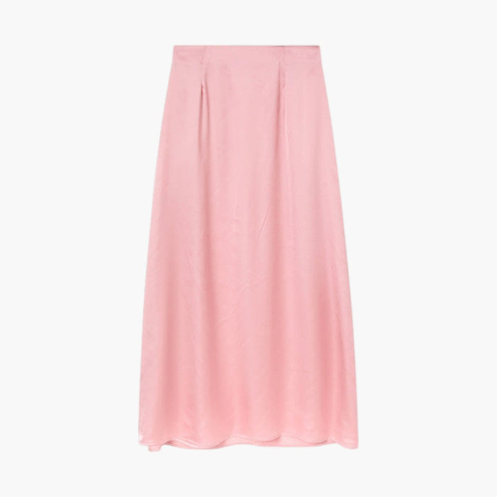 Maxikjol med rak passform för kvinnor. Hög midja för komfort och stil, perfekt för en elegant outfit.