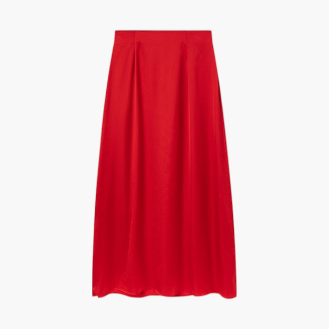 Kvinnors mode maxikjol, rak & hög midja. Elegant plagg som passar perfekt till både toppar & blusar.