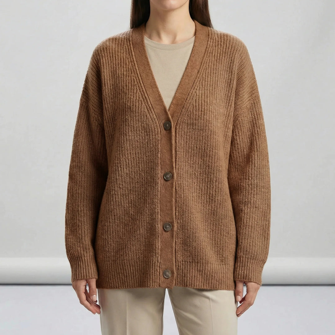 Urval av långa öppna damcardigans i svart, vit, grå, beige. Mjuka stickade damcardigans för vardagsstil.