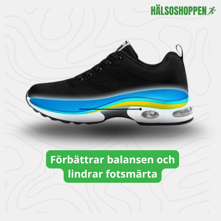 Kvinna i sportiga lättviktssneakers dam, njuter av en promenad. Bekväma fritidsskor med stil.