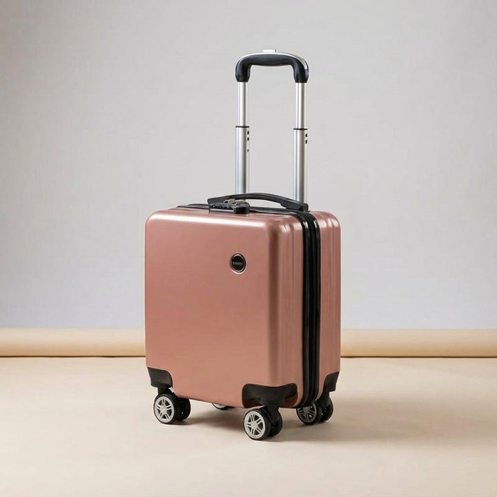 Litecase handbagage med tystgående 360° hjul, bekvämt och rymligt.