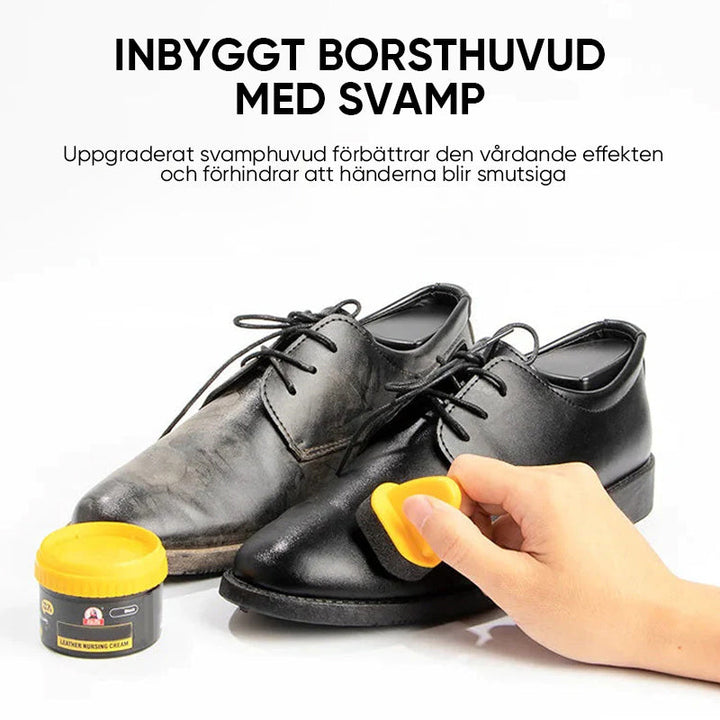 "Läderreparationskräm herrskor, flytande; återställ glans och färg, smidig applikation med svamp; 100g, flera färger."