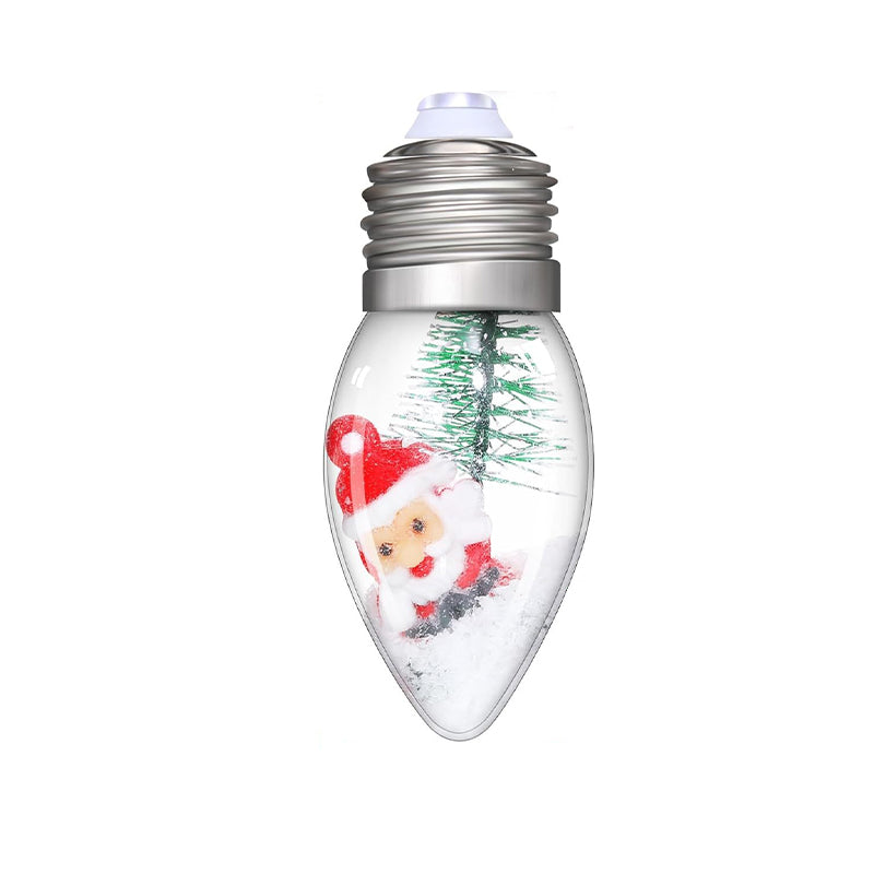 "LED-ljussträngar med julmotiv som renar och snögubbar skapar magisk stämning i hemmet."
