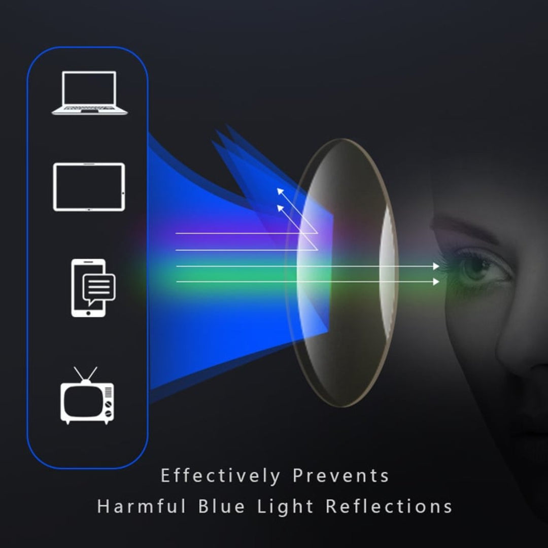 Modell som bär lätta och stilrena damer läsglasögon ClearSight [[lstfy-media:7]]