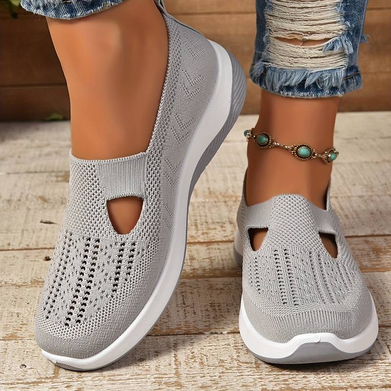 Ergonomiska dam sneakers i ultralätt design för vardag och promenad