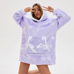 Tie-dye lila