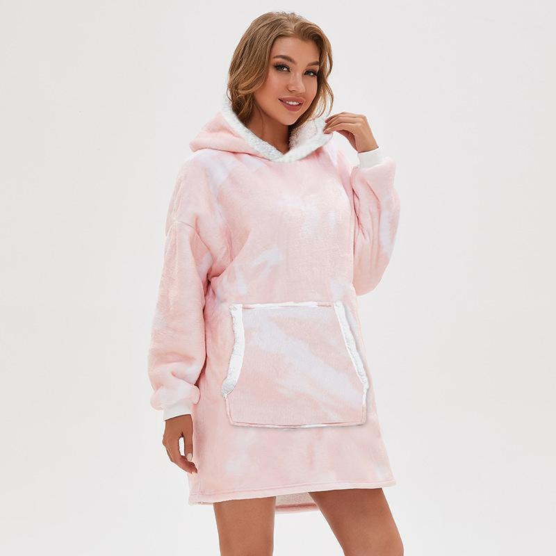 Lös och mysig hoodie för dam och herr med stor ficka, rymlig huva och flera färgalternativ för maximal komfort.