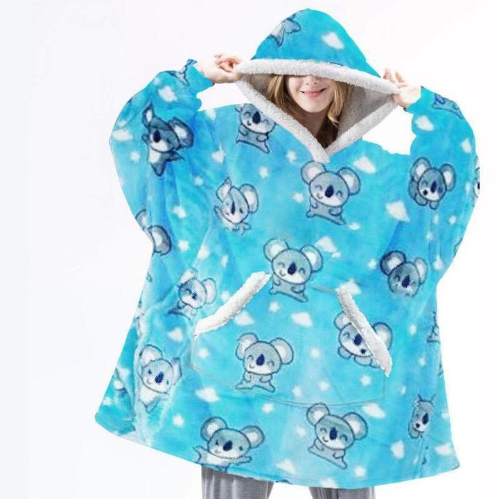 Lös och mysig hoodie för dam och herr med stor ficka, rymlig huva och flera färgalternativ för maximal komfort.