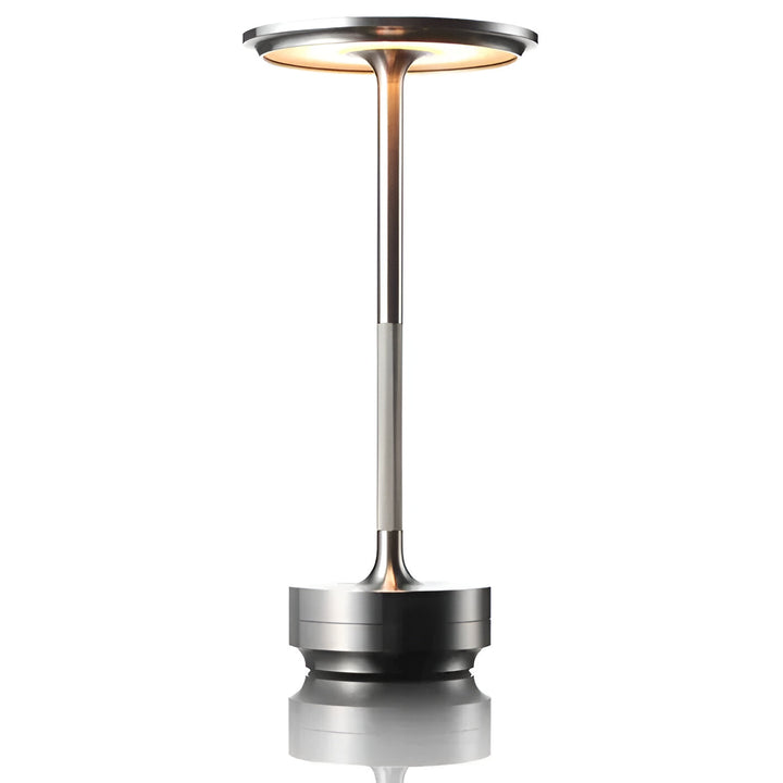 LumaLight uppladdningsbar LED-bordslampa, trådlös med 3 dimbara ljuslägen. För modern inomhus- & utomhusmiljö.
