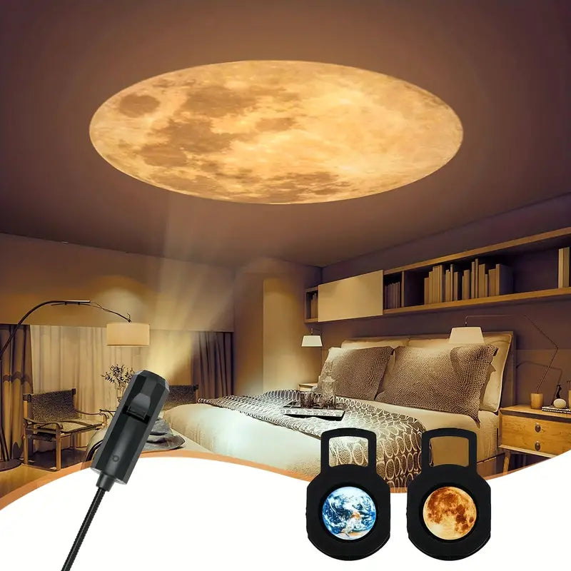 Magisk galaxy projektorlampa, LumiAstra, förvandlar ditt rum till en spektakulär stjärnhimmel och rymd.