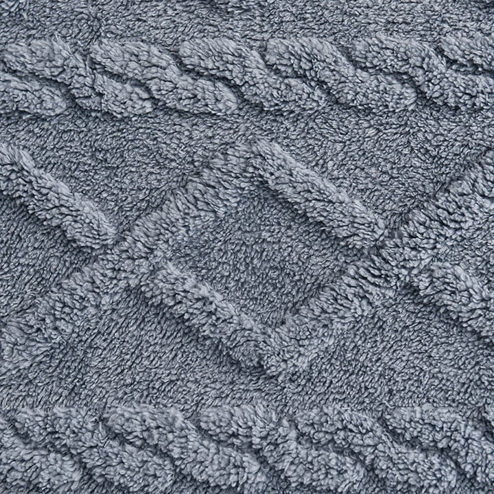 Rosa spännlakan i varm textur för enkelsäng, mjuk hemtextil