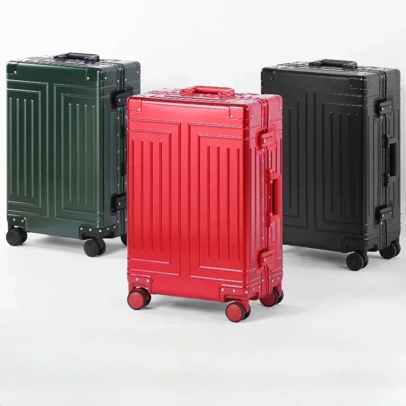 Premium aluminiumväska för alla resor. Slitstarkt hårdskal och smidiga hjul, idealisk för både kort- & långresor.
