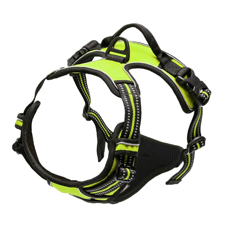 Husdjurssäkerhet: Robust hundsele för bil och promenad med reflex för ökad synlighet.