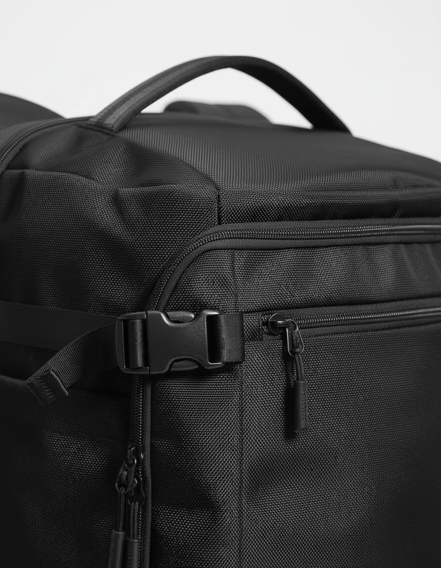 Bekväm reseryggsäck 38L för laptop, med säkerhetsfack och ergonomisk design. Hållbar unisex-ryggsäck.