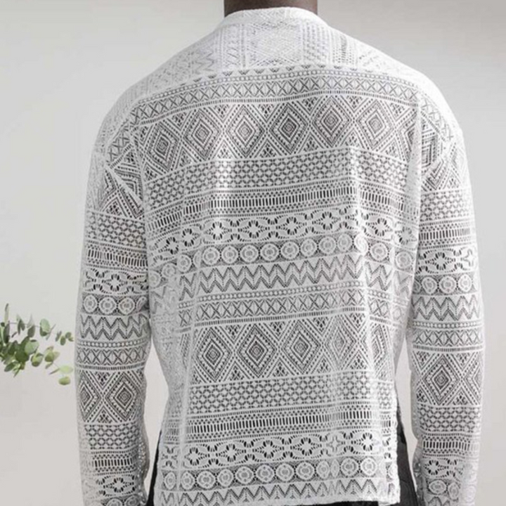 Herrkläder: Sommarset med matchande skjorta & shorts i mjukt, andningsbart tyg för ultimat komfort.