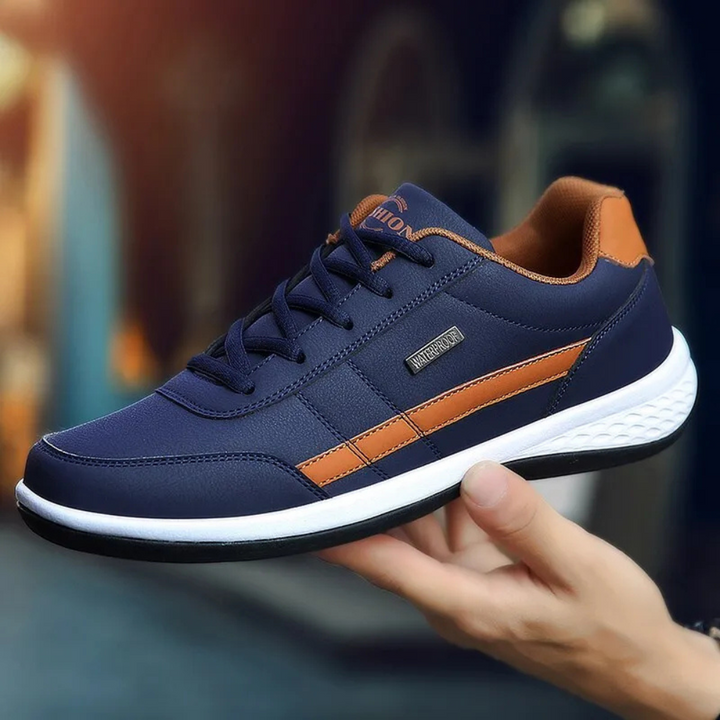 Mäns bekväma sneakers, ortopedisk design för stil & komfort. Idealisk för fötter med behov.