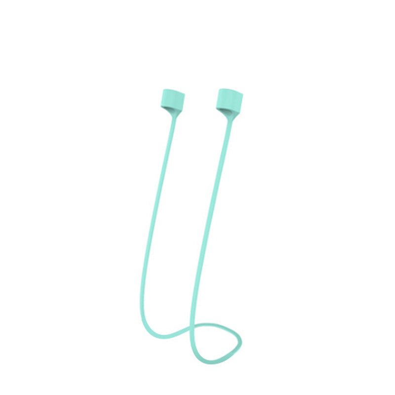 "Magnetisk Airpods nackrem i färgglad silikon, idealisk för sport, säker och bekväm användning med stark magnet."