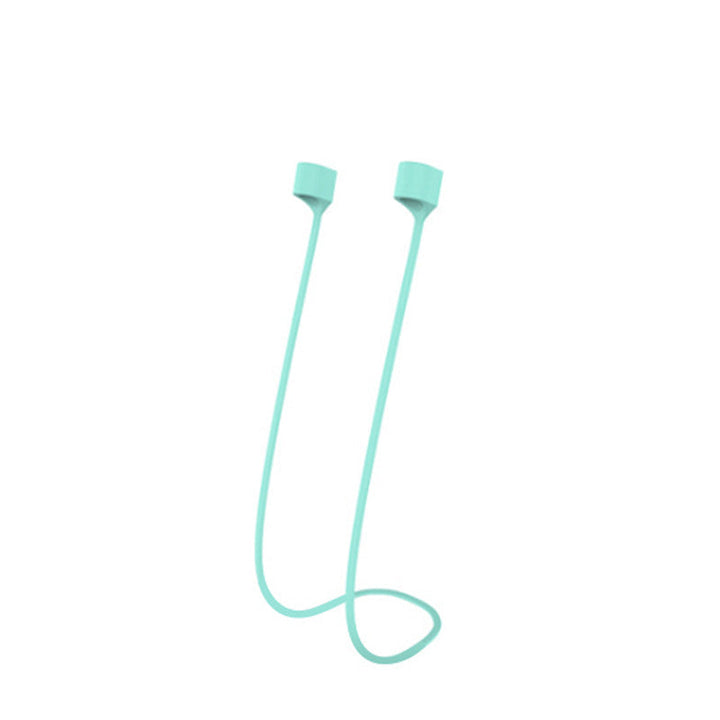 "Magnetisk Airpods nackrem i färgglad silikon, idealisk för sport, säker och bekväm användning med stark magnet."