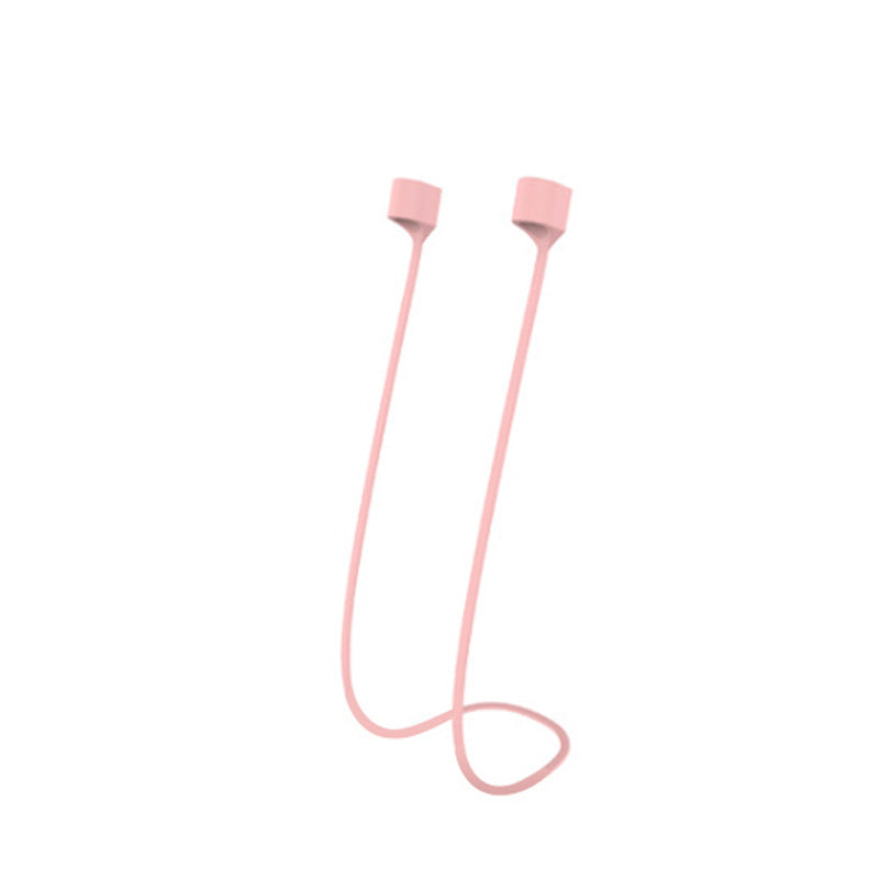 "Magnetisk Airpods nackrem i färgglad silikon, idealisk för sport, säker och bekväm användning med stark magnet."
