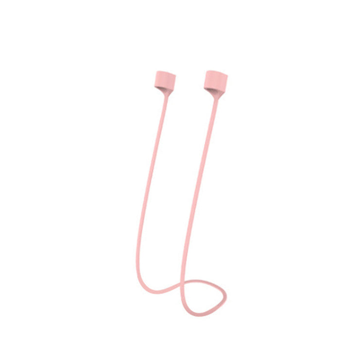 "Magnetisk Airpods nackrem i färgglad silikon, idealisk för sport, säker och bekväm användning med stark magnet."