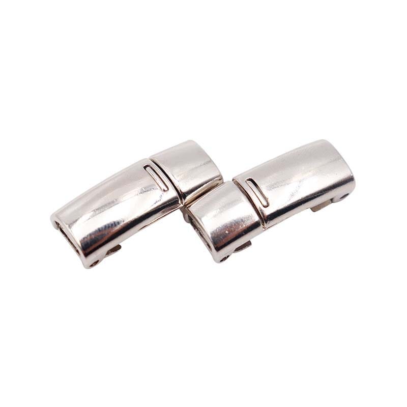 "Magnetiskt metallspänne för skosnören dam, elegant design i silver, svart och roséguld, stilfull och funktionell lösning."