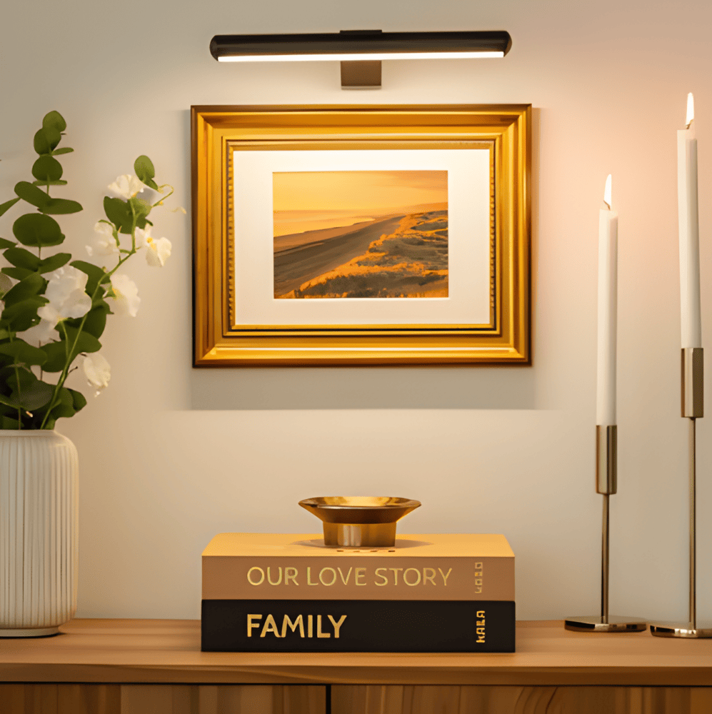 Sladdlös USB-laddbar vägglampa, MagniLite för mysig & funktionell belysning.