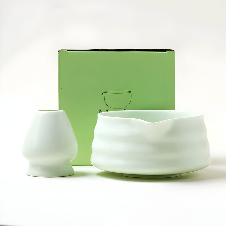 Perfekt presentförpackning med japanskt matcha set för teälskare