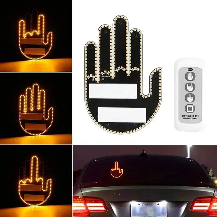 GlowHand LED handlampa med fjärrkontroll och olika gester
