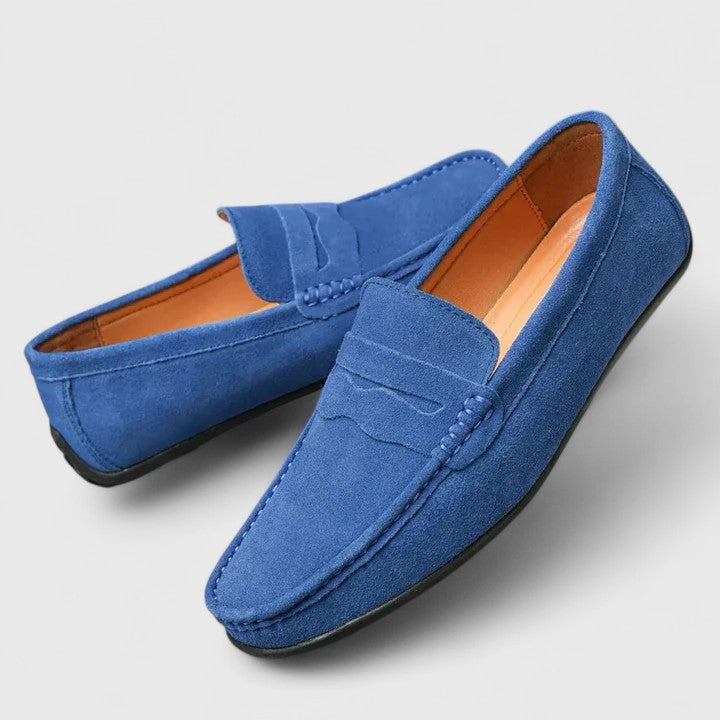 Snygga Winslow loafers i blått utförande