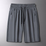 Grå stil 2🔥Sommar elastiska sportshorts