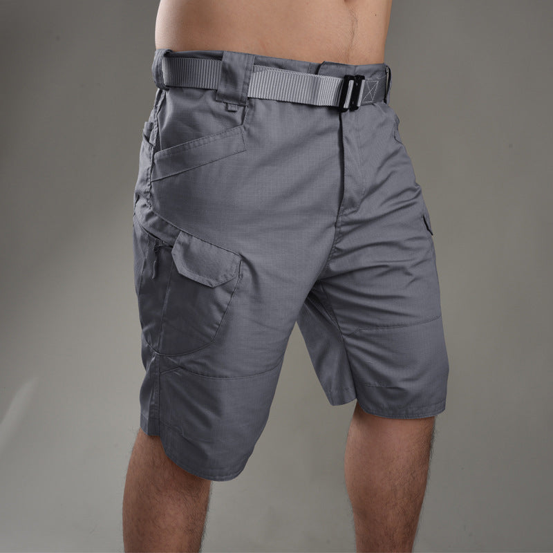 Kamouflage taktiska shorts för män, slitstarka sommarshorts med flera fickor