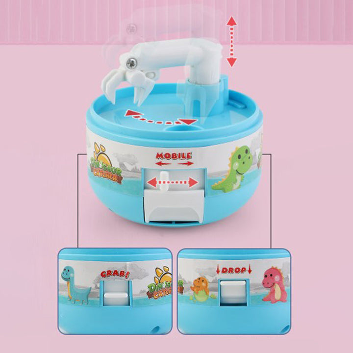 "Mini dinosaurie klomaskin i färgglad design, leksak för barn, erbjuder spelglädje och skicklighetsutveckling."