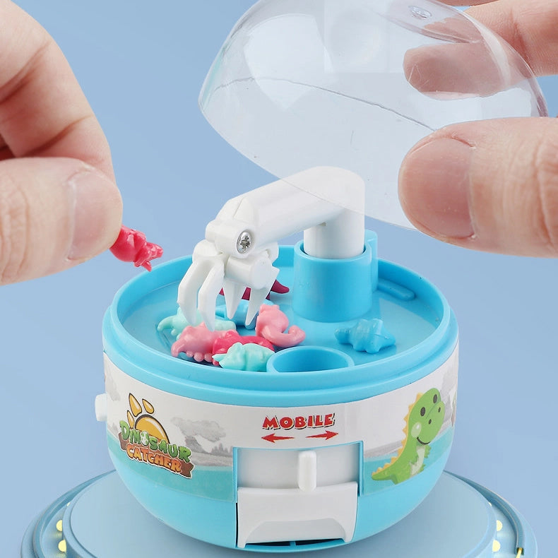 "Mini dinosaurie klomaskin i färgglad design, leksak för barn, erbjuder spelglädje och skicklighetsutveckling."