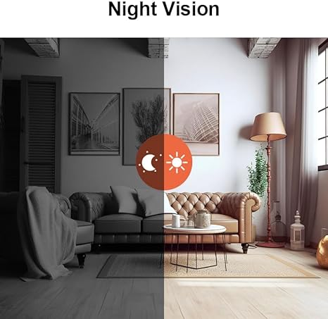 Detaljbild på den trådlösa minikameran som visar dess diskreta design och fäste