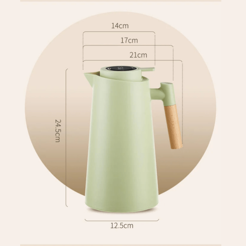 Tålig 1 liters termosflaska med minimalistisk och elegant design. Ett måste för varma och kalla drycker på språng.