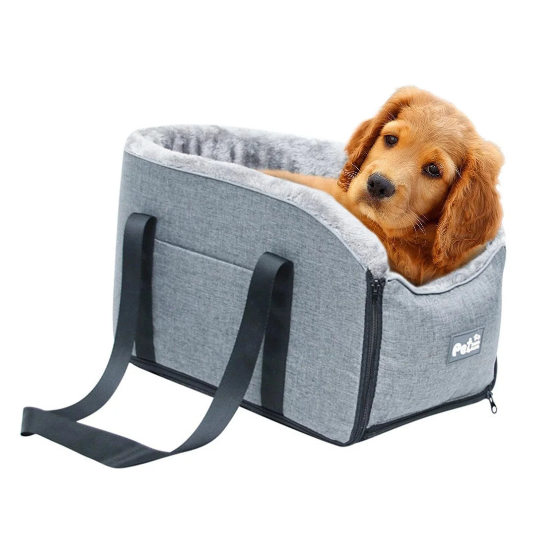 Mjuk bilstol för hund och katt, en säker och bekväm djurbilstol för bilresan.