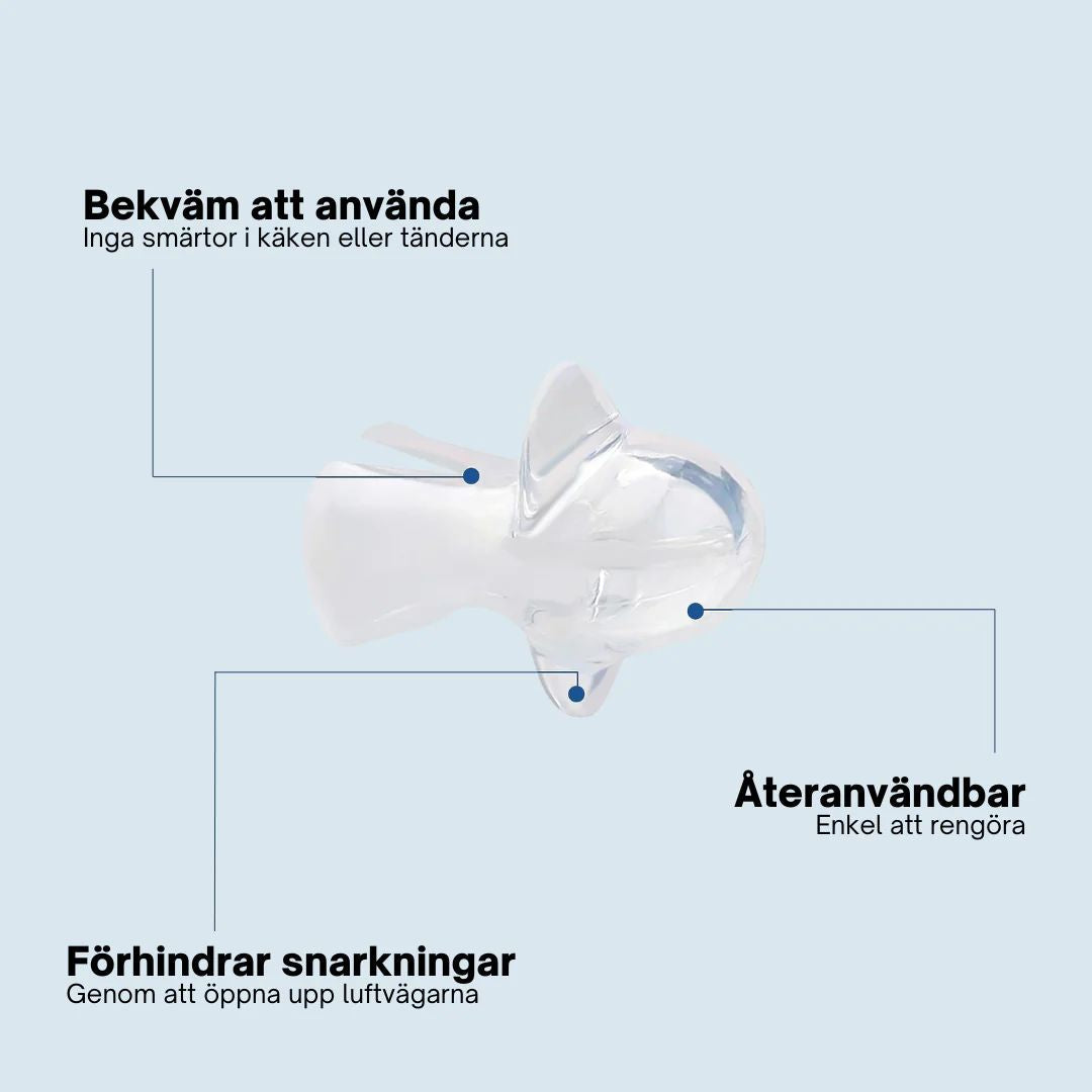 4-pack silikon tungretainer, en effektiv anti-snarkningslösning för vuxna. Förbättrar sömn och hälsa.
