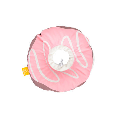 Säker och bekväm donutkrage för katt. Katthalskrage för post-op återhämtning och sårskydd.